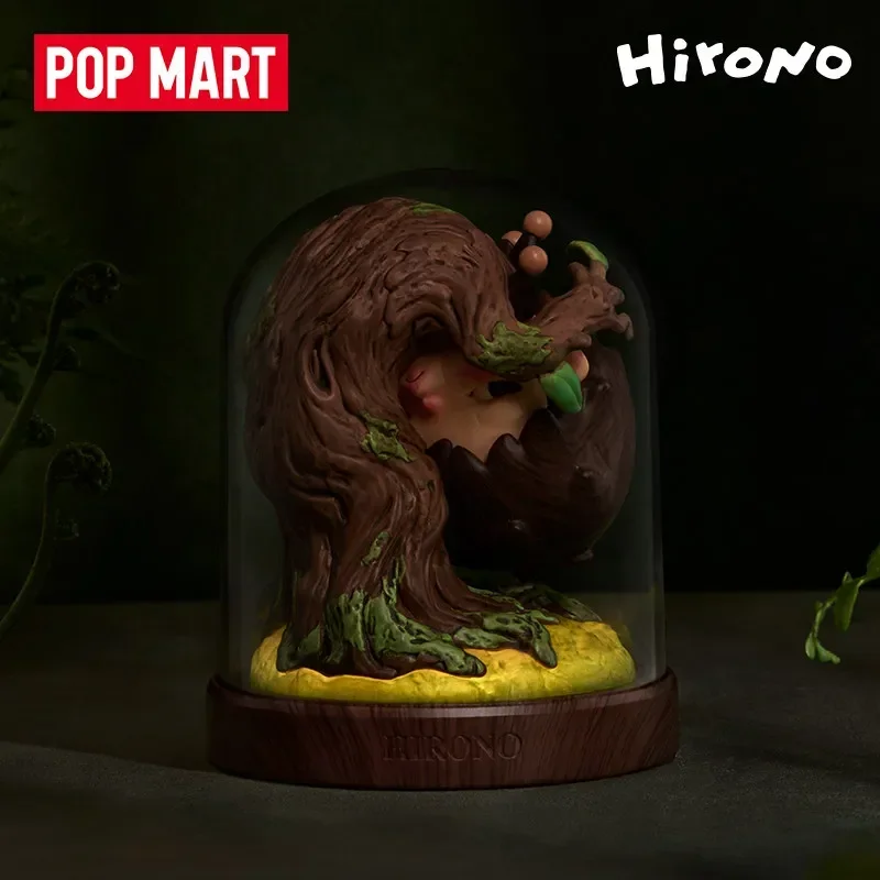 Фото POP MART Hirono TAMED WILDGRASS Series Оригинальная таинственная коробка-сюрприз (Blind Box) с игрушками-фигурками, милые настольные украшения, коллекционный подарок №4