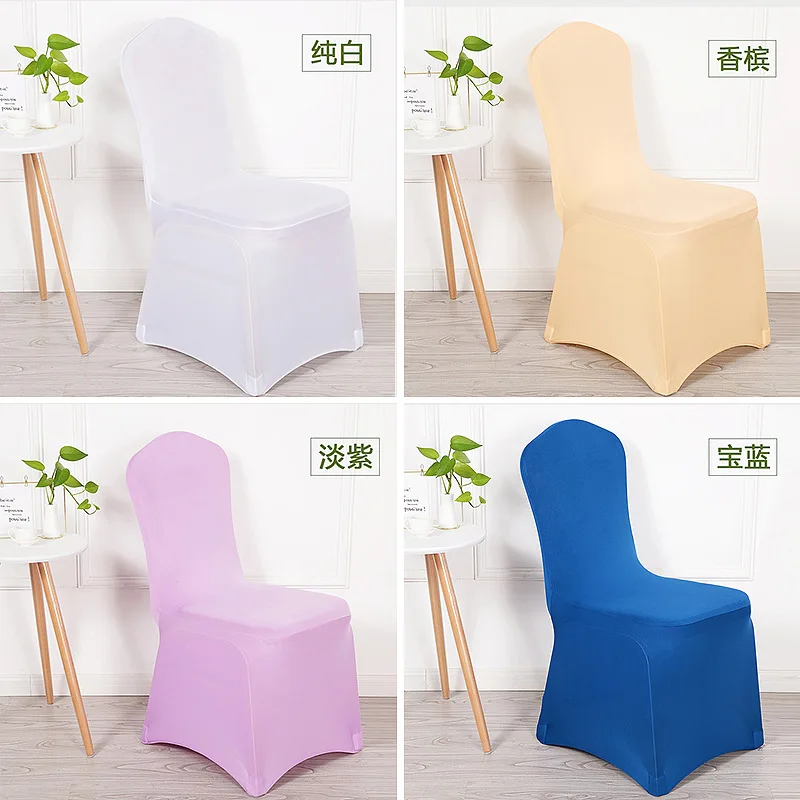 

50 100Pcs Wedding Chair Covers Spandex Stretch Slipcover for Restaurant Banquet Hotel Dining Party Universal Chair Cover