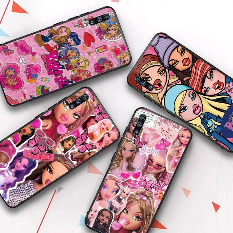 

Cute Bratz Doll Phone Case for Samsung S20 lite S21 S10 S9 plus for Redmi Note8 9pro for Huawei Y6 cover