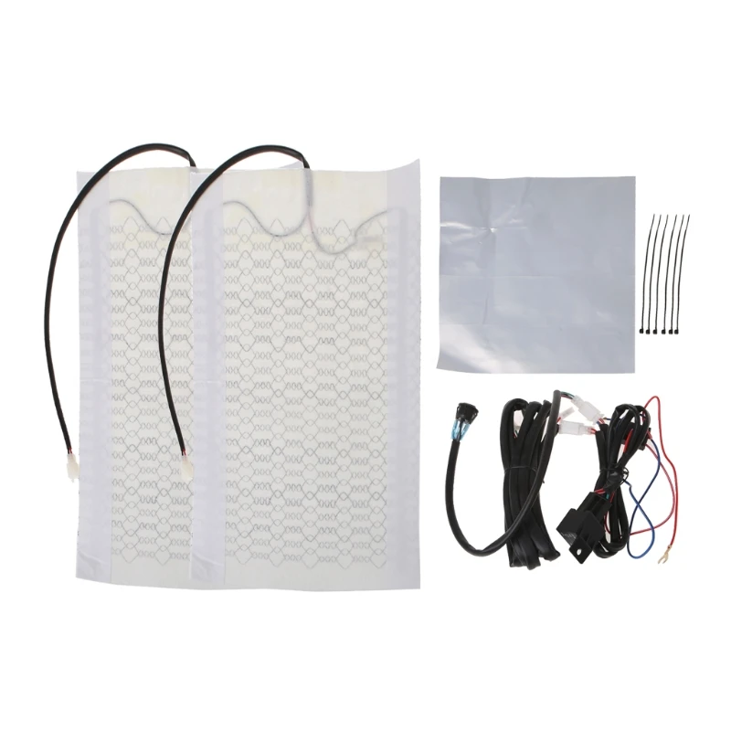 

12V Heated Winter for SEAT Cushion Universal Electric SUV Car Heating Pad Warmer F19A