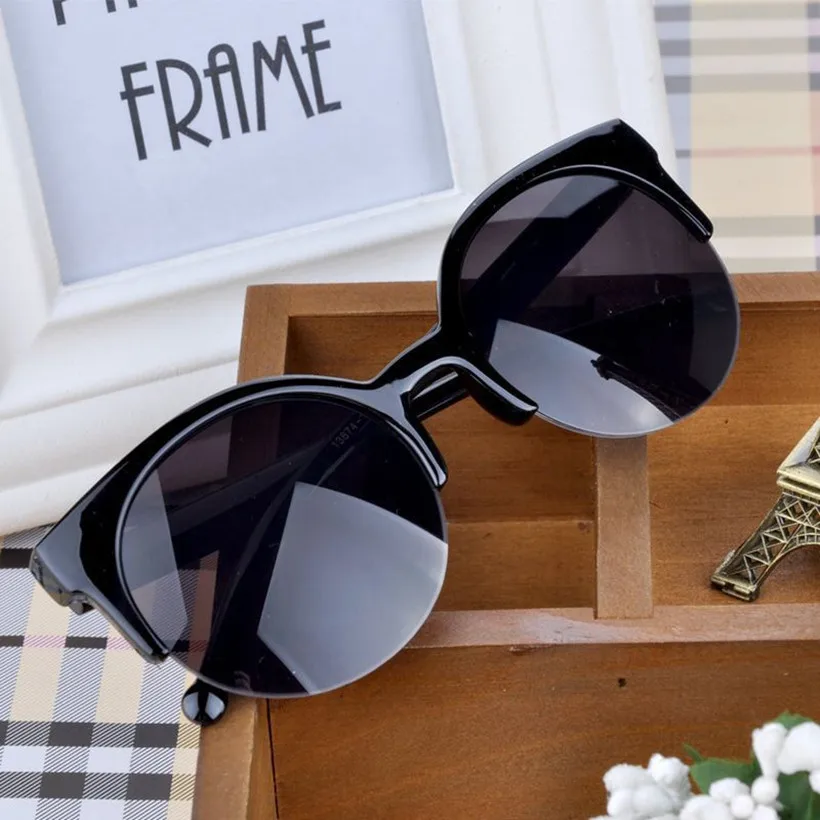 

Fashion Brand Designer Cat Eye Women Sunglasses Oversized Sun Glasses Cat eye Vintage Female Eyewear Goggles