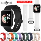 Силиконовый спортивный ремешок для смарт-часов XiaoMi Mi Watch Lite, сменный Браслет для смарт-часов Mi Watch Lite