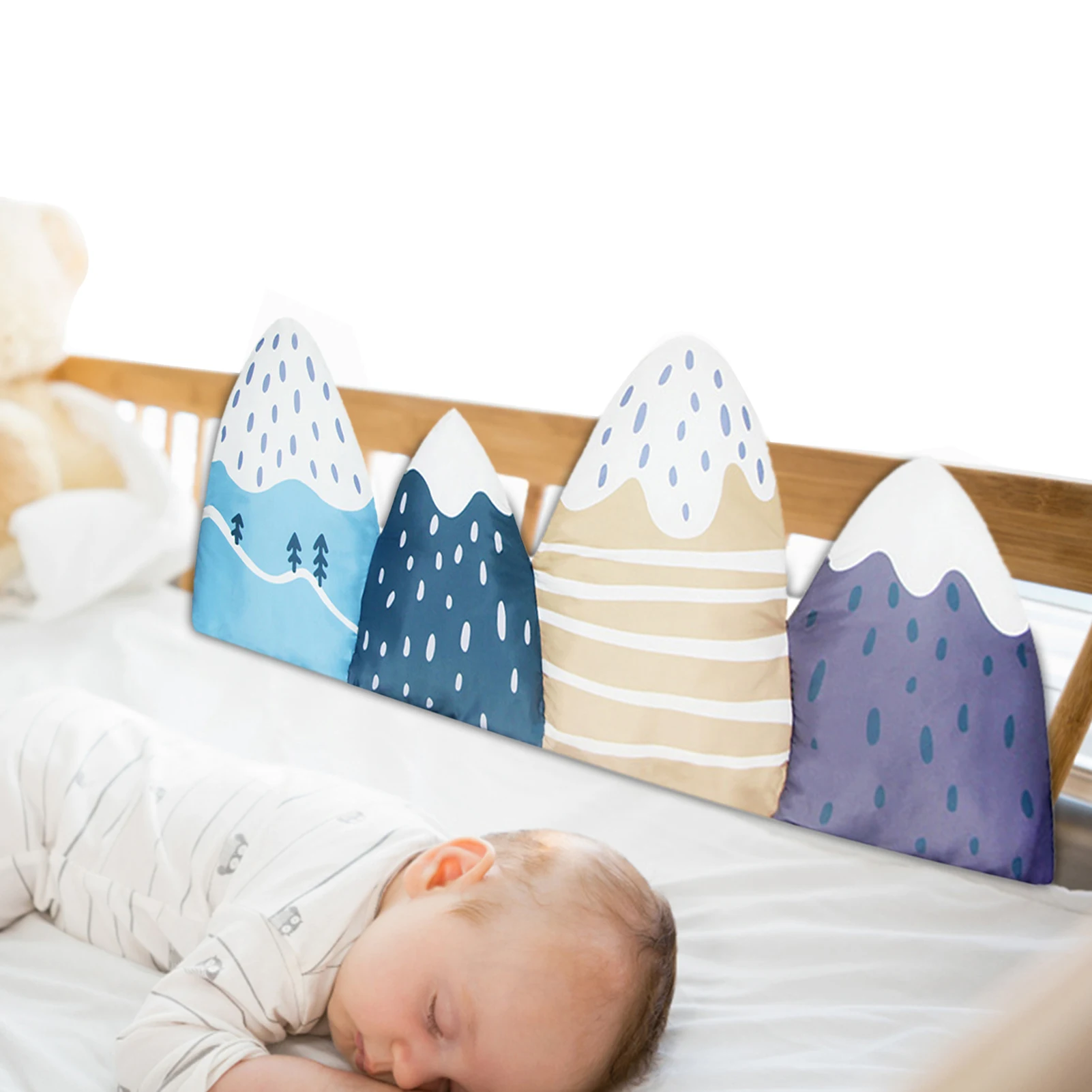 

Baby Bumper Pads For Crib Cotton Soft Crib Bumper Liner For Girls Boys Infants Babies Breathable Infant Cushions Bed Protective