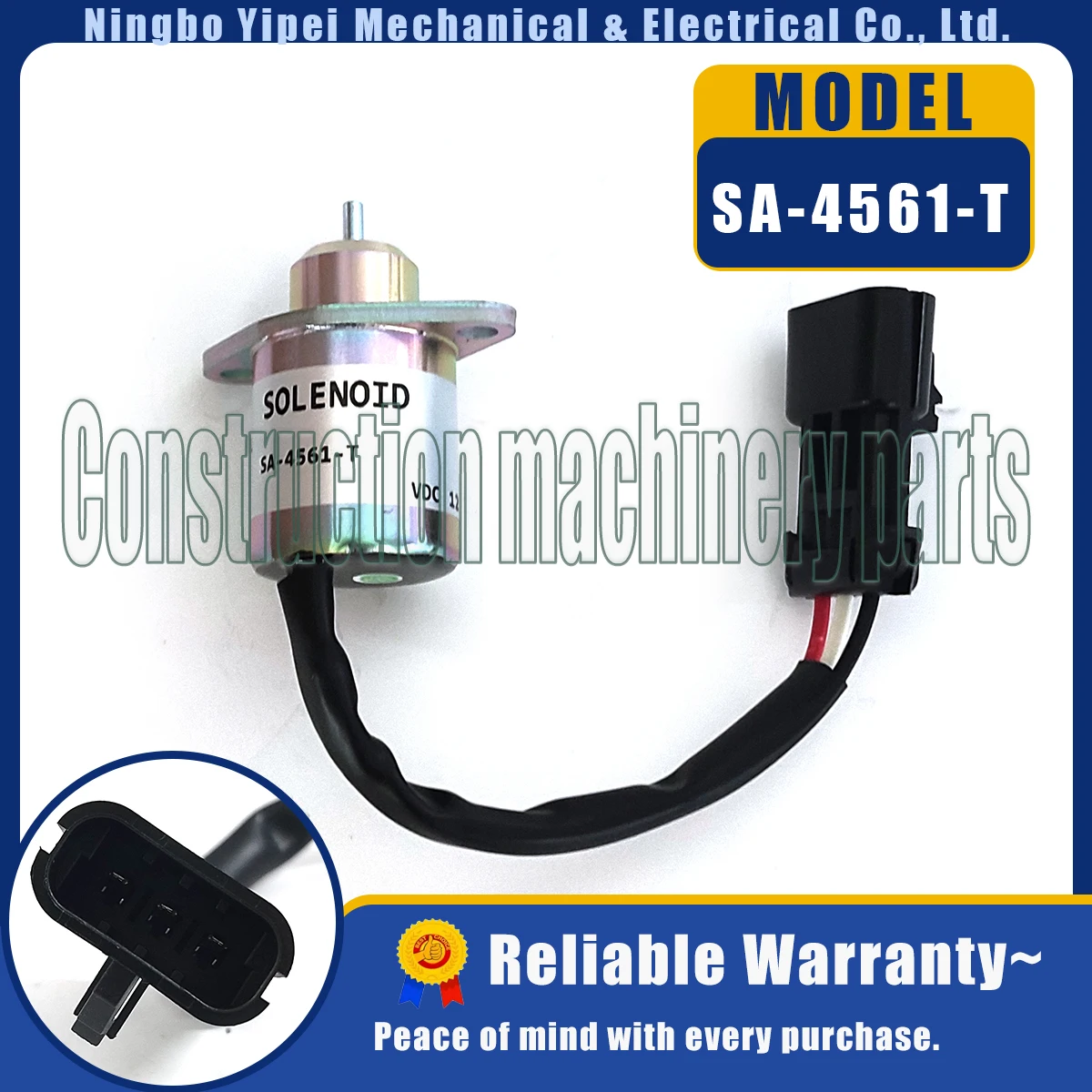 12 В SA-4561-T стоп-электромагнитный клапан для дизельного двигателя Kubota V1505 D1105 25-15230-01