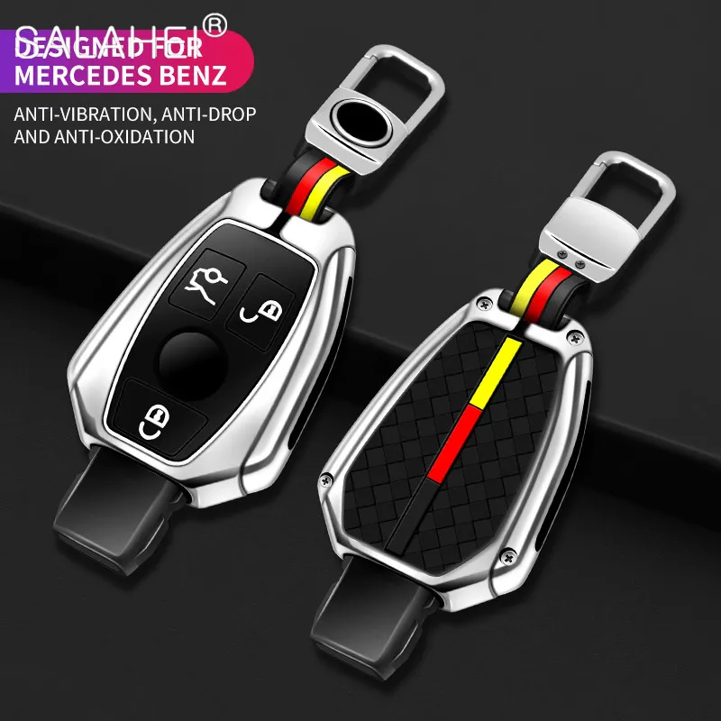 

Car Remote Key Fob Cover Case Bag For Mercedes Benz A B C E S Class AMG GLA CLA GLK GLC W176 W221 W204 W205 W211 W203 W210 W211