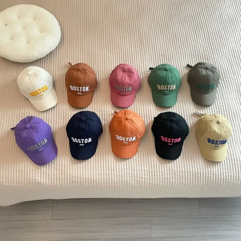 

Toddler Hats Kids Baseball Cap With Letter Embroidery Funny Hats Spring Summer Girl Boy Hats Sun Caps