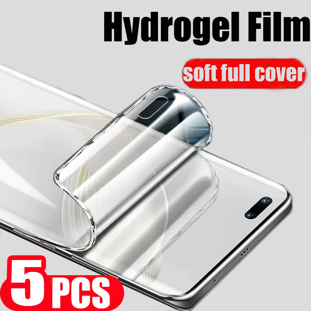

5Pcs phone screen protector For Huawei nova 10 9 11 pro Ultra 10Z 8 8i SE Youth 4G Hydrogel Film Protective film Not Glass Cover