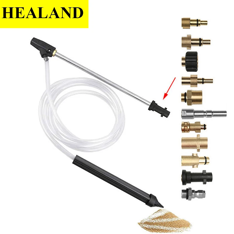 

Pressure Washer Sandblasting Kit, Wet Sandblaster Attachment, 2500 PSI, Sand Blaster Gun Attachment with Adaptor