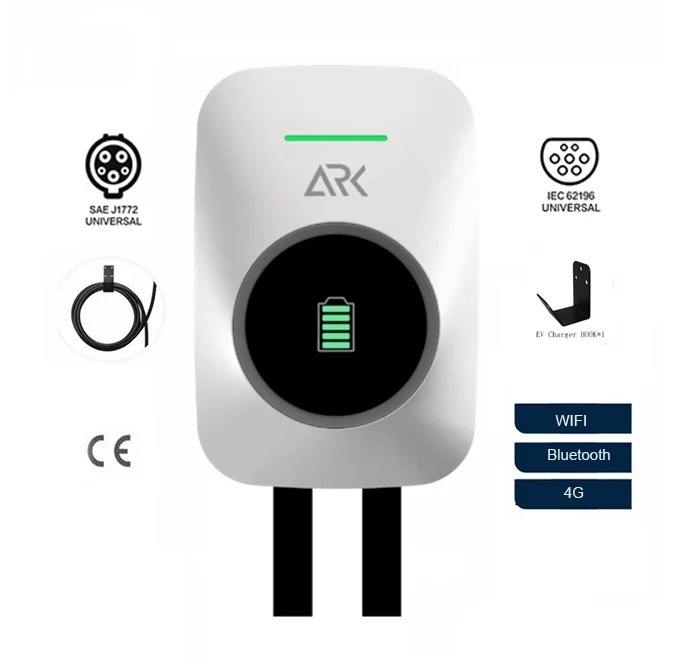 

Ark 32A 7kW home Electric Car Charger EV Charging Pile wallbox with Type 2 Plug