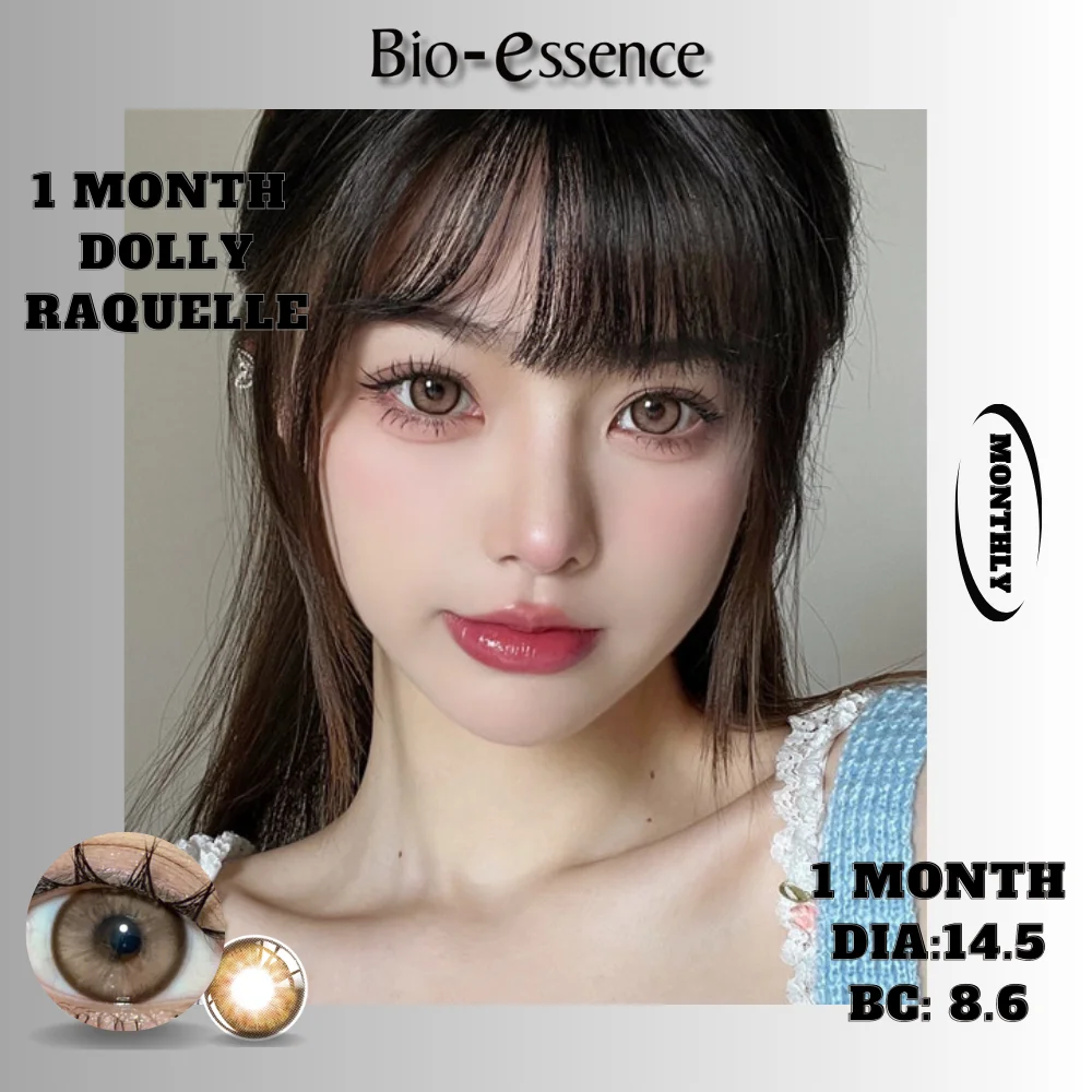

Bio-essence 1 Pair Monthly Lenses Colorcon Colored Contact Lenses Natural Lenses Brown Lenses Free Shipping Cosmestic