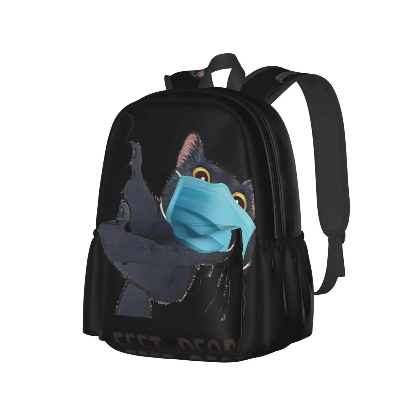 

Six Feet Peple Cat With Cat Men's Bag Rope Bag Cute Bag Canvas Bags Men's Backpack Shoe Bag For School Sport Shoe Bag Rope Bag