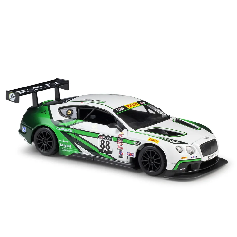 

1:24 Bentley Continental GT3 Racing Edition Simulation Alloy Car Model Collect gifts toy