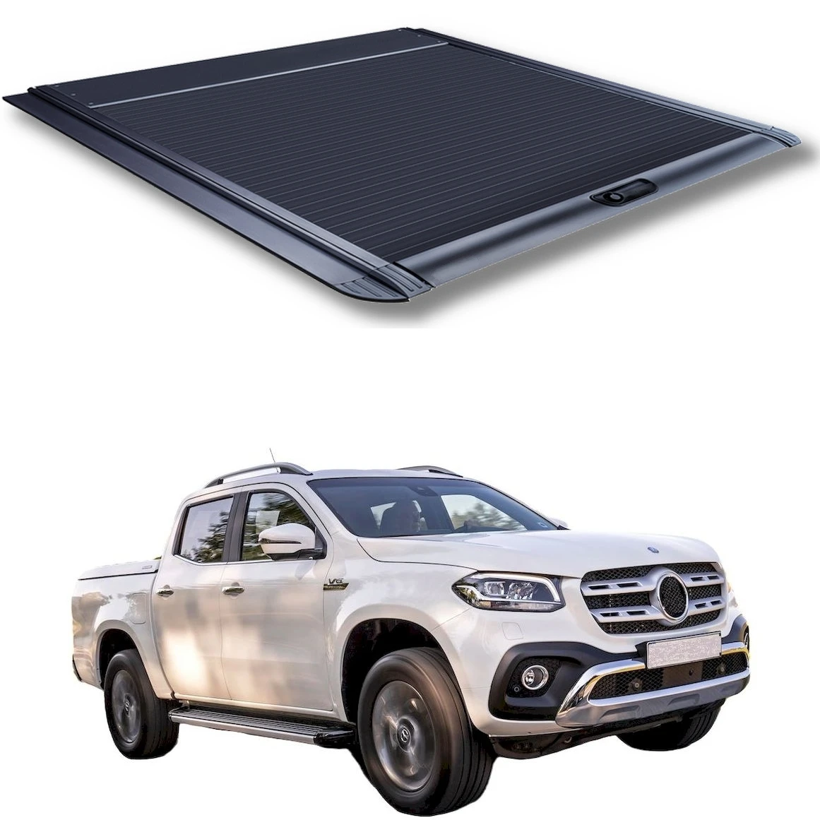 

Pickup Truck Accessories Retractable Tonneau Cover for Benz X CLASS POWER