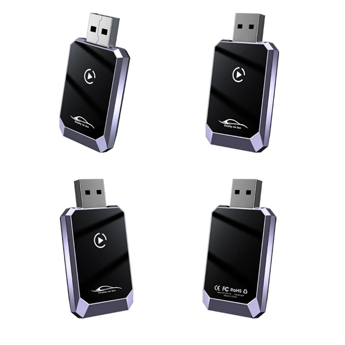 

SEMOIC 2 в 1, беспроводной CarPlay, Android Auto, умный ключ, Wi-Fi адаптер Plug & Play, преобразование проводов Android Auto в беспроводе