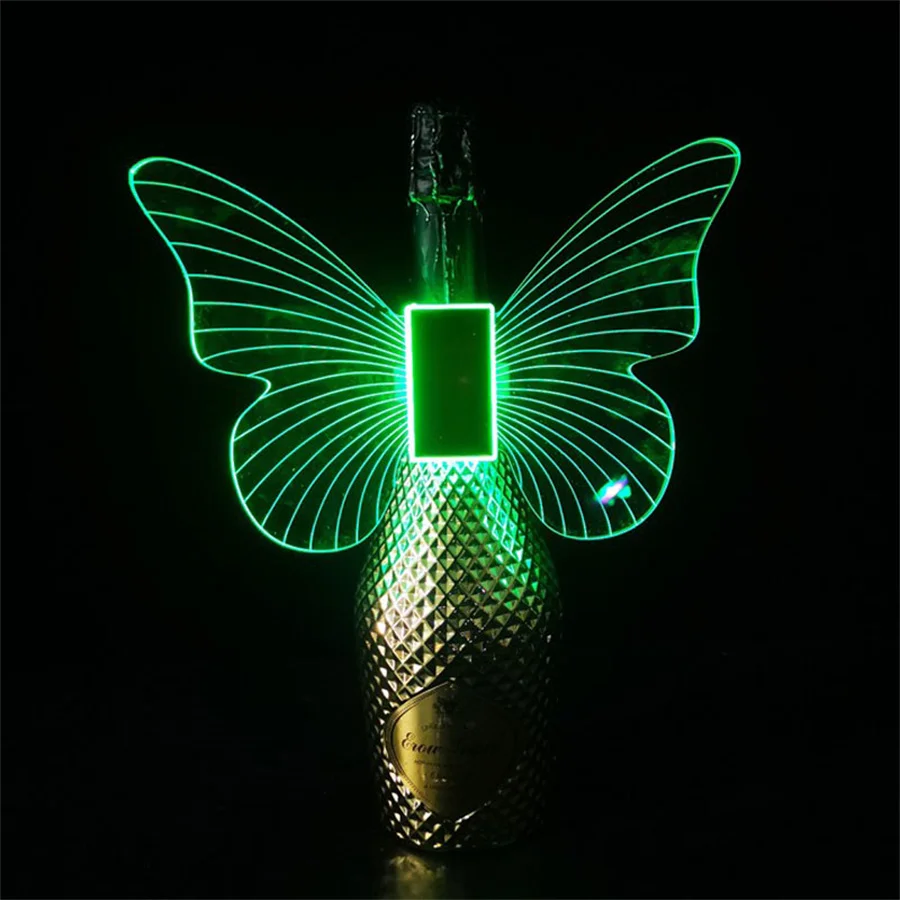 Светодиодная Стробоскопическая дубинка RGB светящиеся лампы в виде крыльев