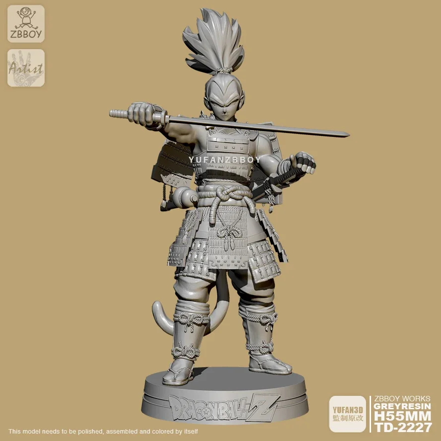 55 мм наборы фигурок из смолы Samurai Vegeta Self-собранные TD-2227