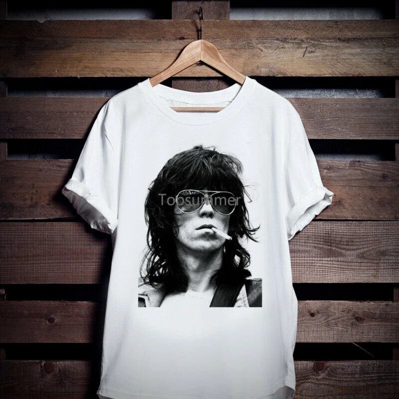 

Keith Richards Young T Shirt The R0Lling St0Nes Rock N Roll Tees Vintage Music