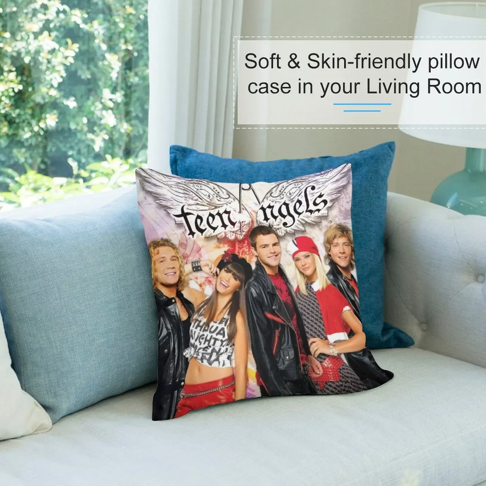 Casi Angeles Throw Pillow роскошные наволочки Рождественская наволочка подушка