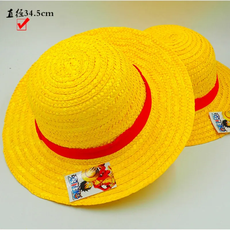 

Anime One Piece Monkey D Luffy Straw Hats Cosplay Cap for Men Women Kids Shanks Pirates Caps Hats Toys for Children Adult Gift