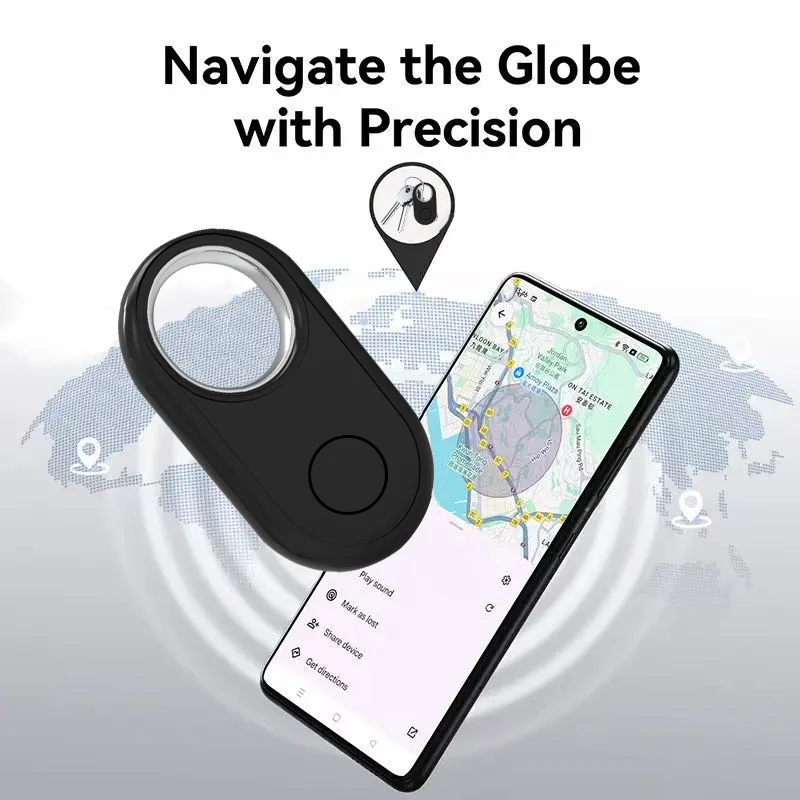 Фото Трекер для устройств Samsung с поддержкой Android через приложение Google Find My, глобальный GPS-локатор, защита от потери, умный брелок №2