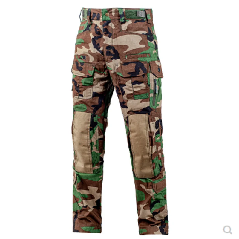 Tactical Pants Spring And Autumn Military Fans Cs Outdoor Sports Camouflage Multi Bag Loaded Combat Hunting Overalls