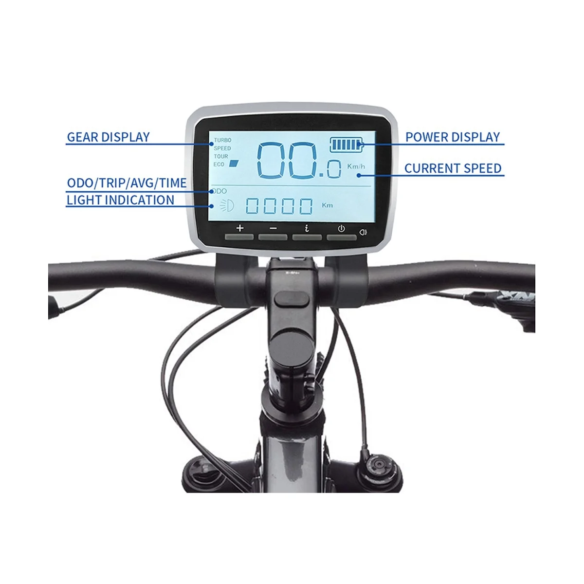 Электрический велосипед TSDZ2 TSDZ2B VLCD5 ЖК 6-контактный дисплей для среднего привода