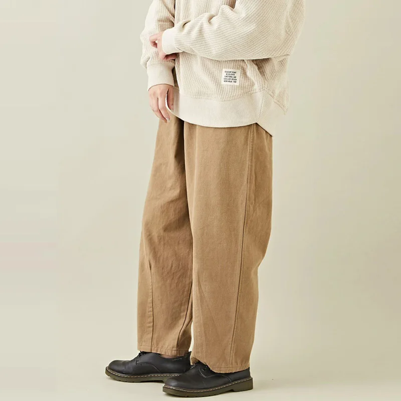 Женские свободные шаровары Johnature простые повседневные штаны до щиколотки с