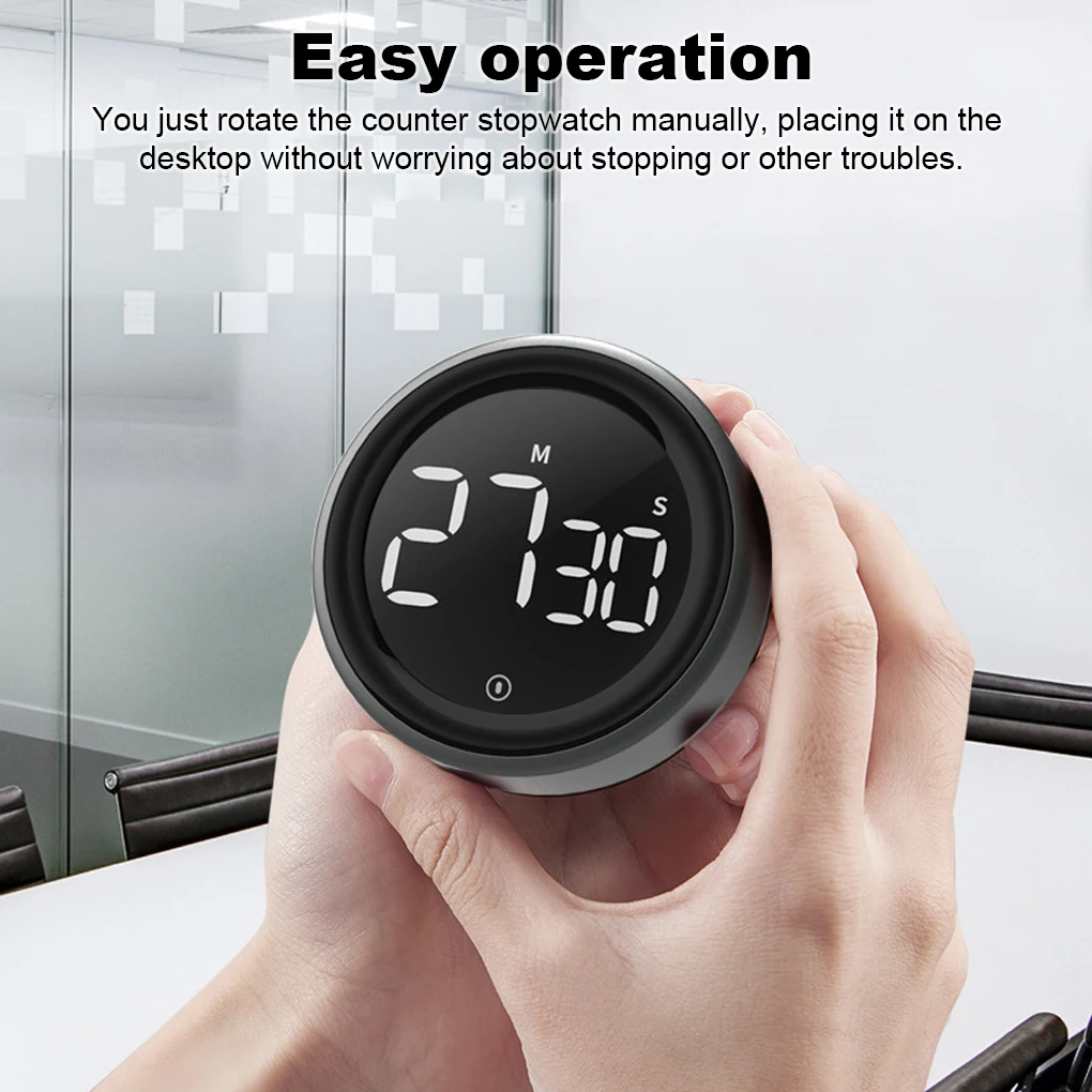 

Timer Cooking Electronic LED Digital Shower Countdown Timing Desktop Stopwatch Battery Operated Time Alarm Clock Outdoor