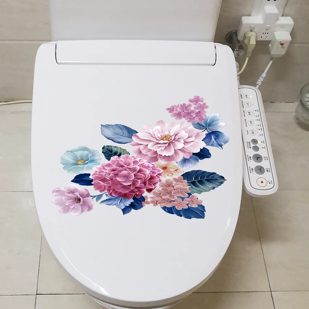 

1 шт., настенная наклейка в виде романтических цветов