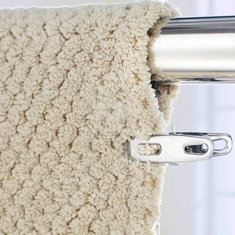 Подвесная вешалка для одежды из нержавеющей стали с ветрозащитными зажимами