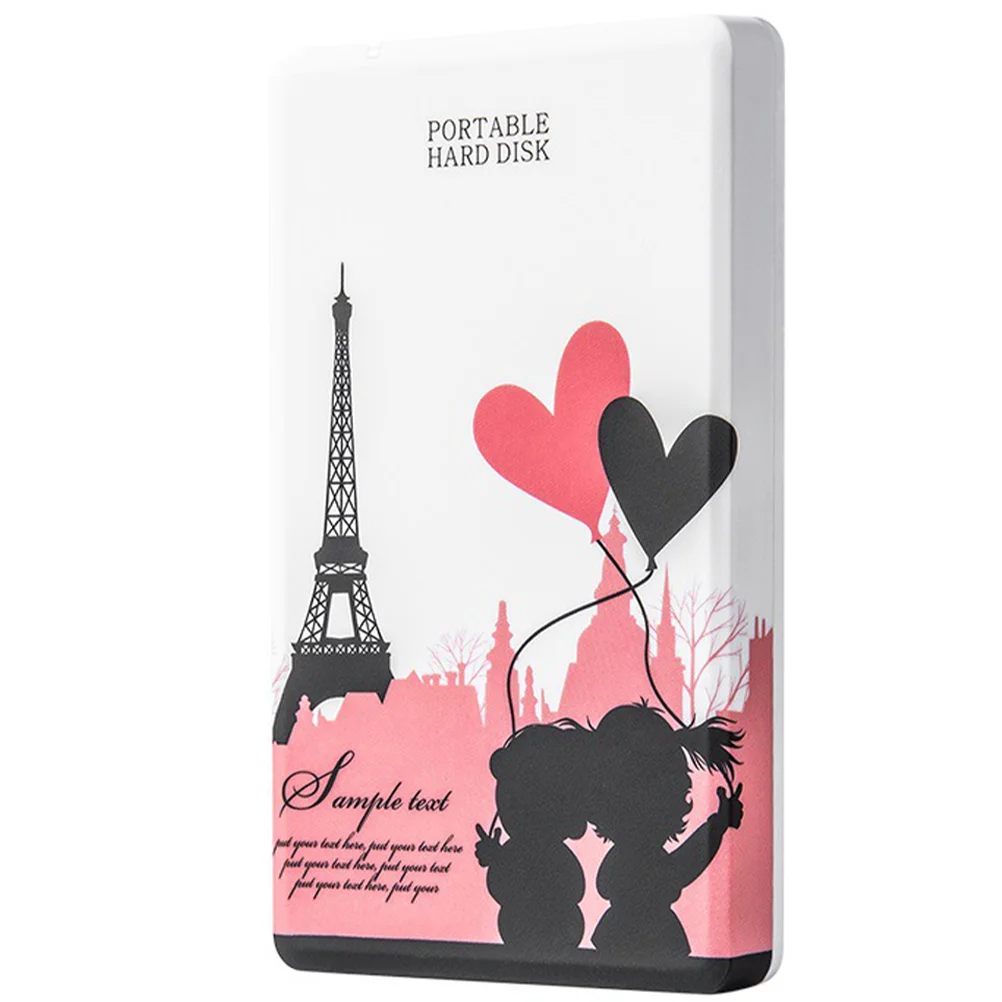 

Compact Laptop Slim Fashion External Hard Drives External Hard Disk Portable Hard Drive Compatible for Desktop Laptop