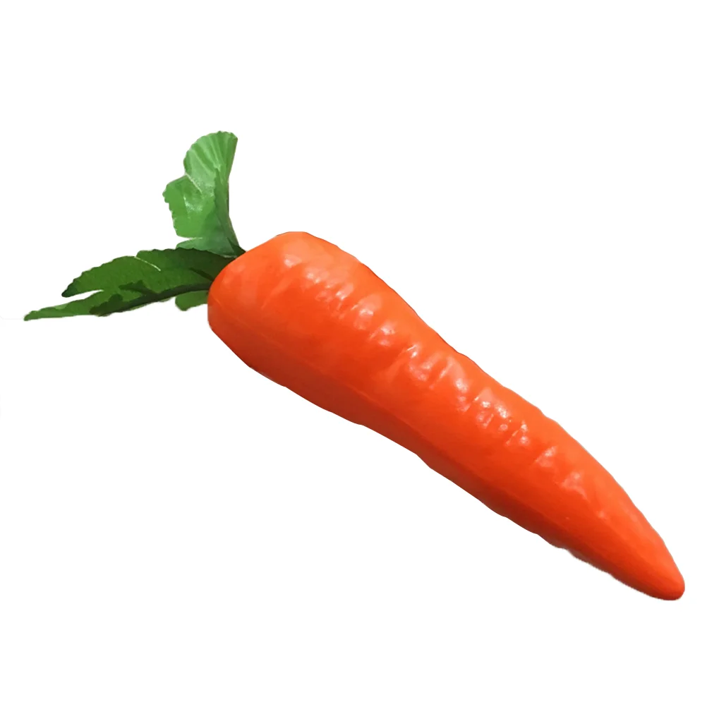 

Carrot Carrots Artificial Fake Vegetable Vegetables Model Simulation Realistic Ornament Easter Fruits Decoration Faux Toy Pu