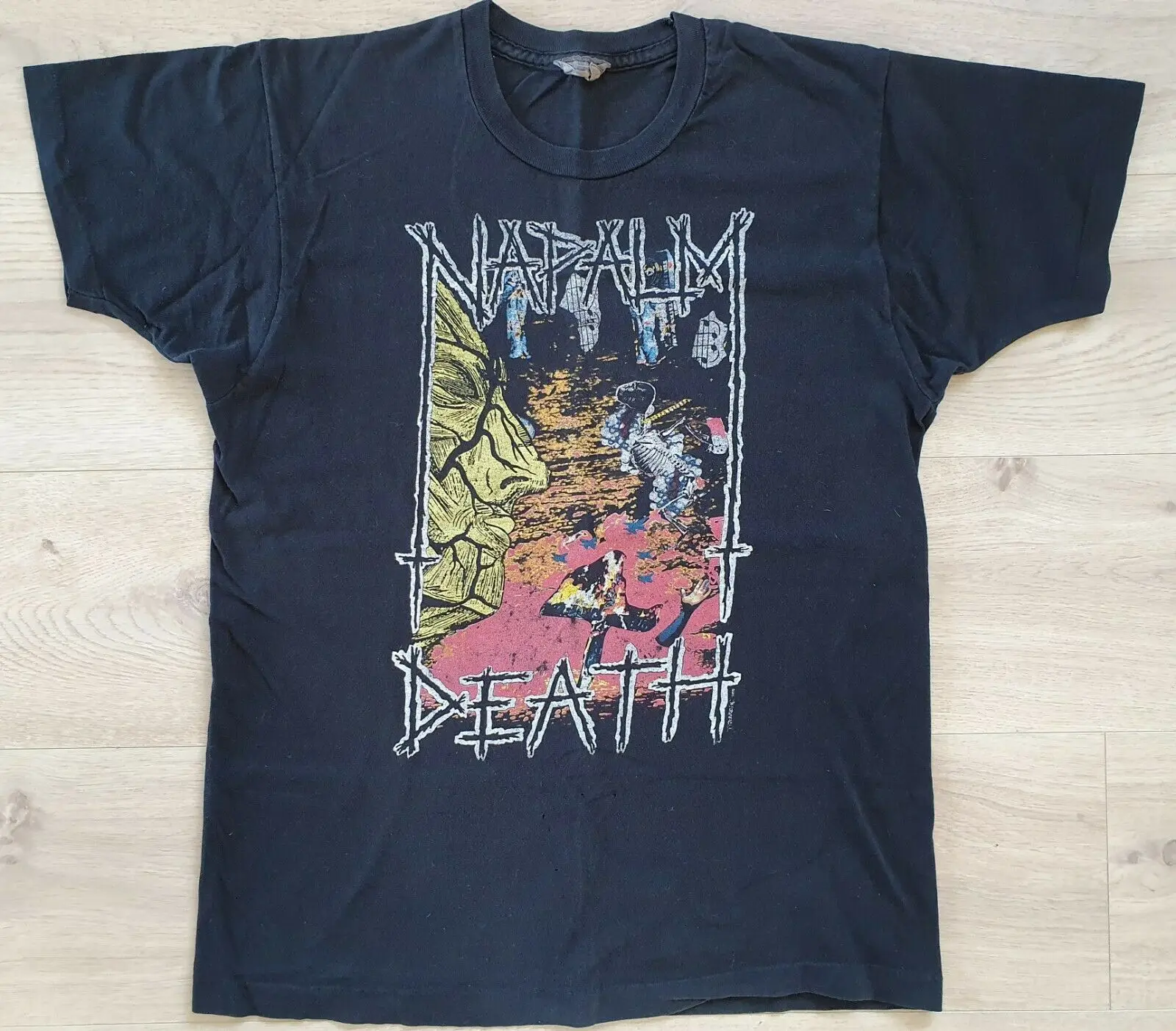 Рубашка NAPALM DEATH OG 1990! Ушная бочка Morbid Angel Bolt метательная туша