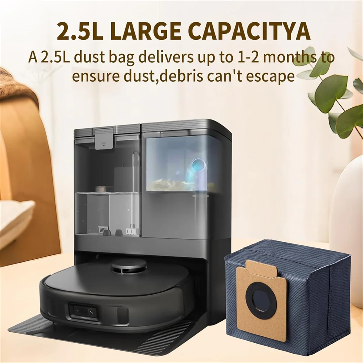 20 упаковок мешков для пыли Eufy X10 Pro Omni и X8 мешки пылесоса 2 5 л сменные