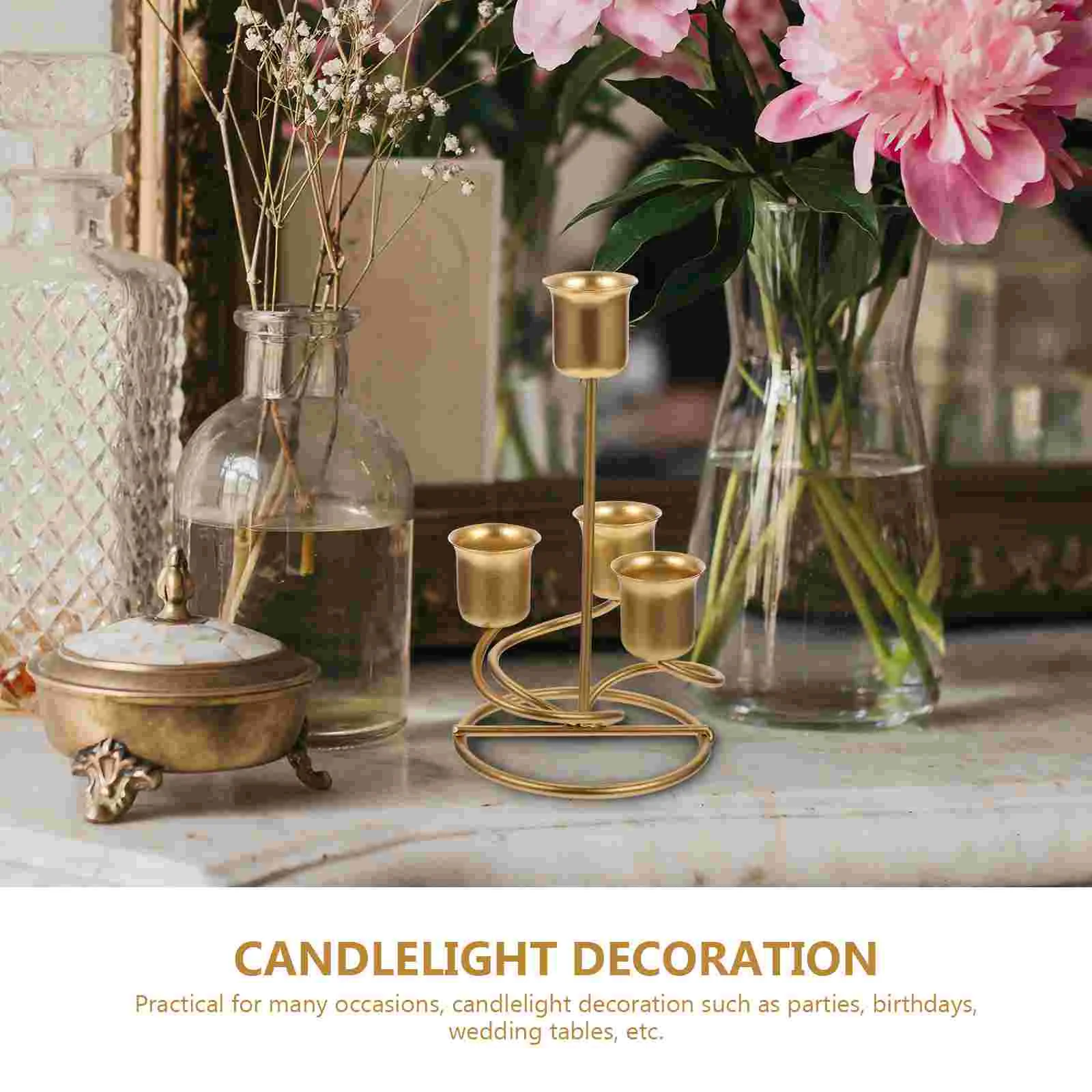 Железный держатель подсвечник черные палочки подставки в стиле ретро винтажный