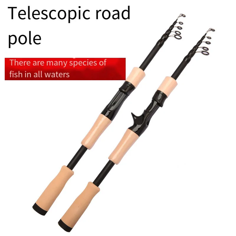 

Stretchable Spinning Casting Rod for Trout Bass Jigging Fishing Rod with Solid Tip Lure 8-25g Line 4-10lb Telescopic Fishing Fas