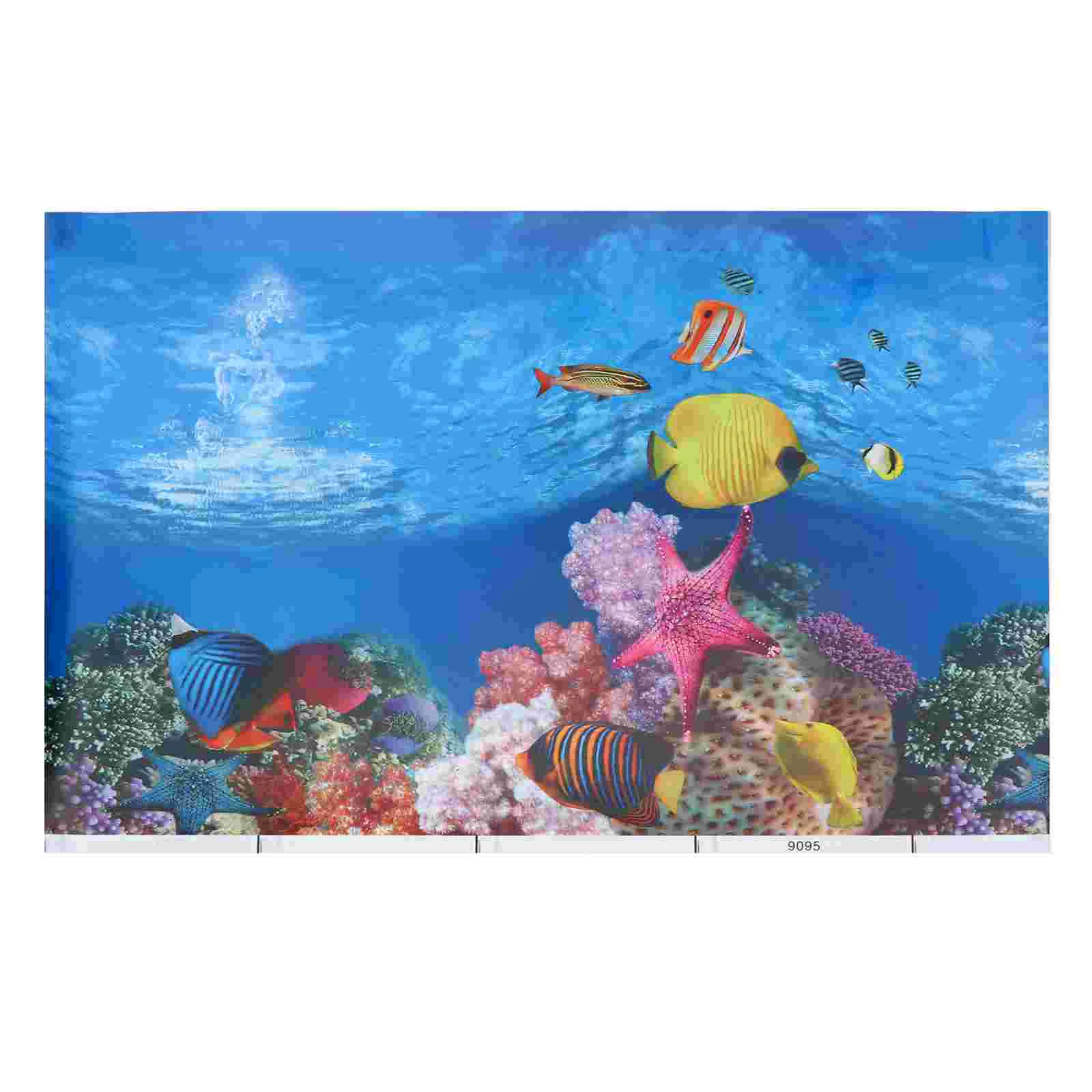 

Para Cuartos Wall Stickers 3d Stickers Fish Tank Sticker Tank Background Aquarium Fish Tank Wall Sticker