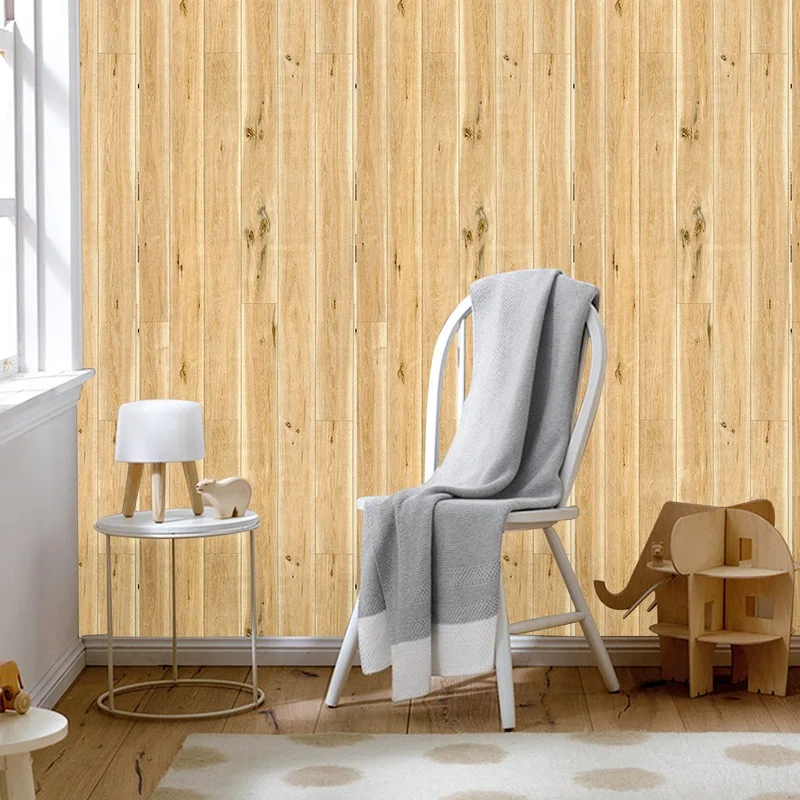 

6/3/1m Self-adhesive High-grade Thickened Wood Grain Stickers Waterproof Wallpaper Furniture Wardrobe Cabinet Door Stickers