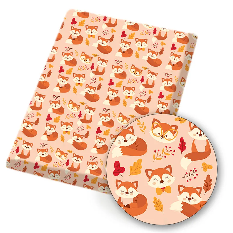 

Polyester Cotton Fabric Anime Printed Cloth Sheets DIY Dress Supplies Handmade Masks Home Textile Patches 45*145cm 1pc