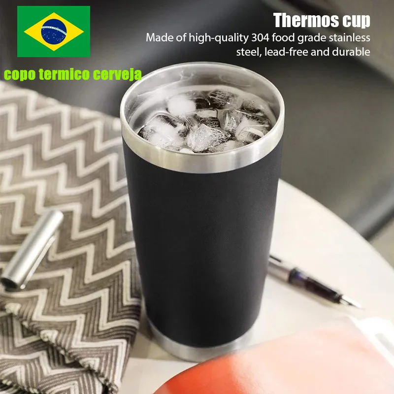 

Thermal Mug Beer Cups Stainless Steel Thermos for Tea Coffee Water Bottle Vacuum Insulated Leakproof With Lids Tumbler Drinkware