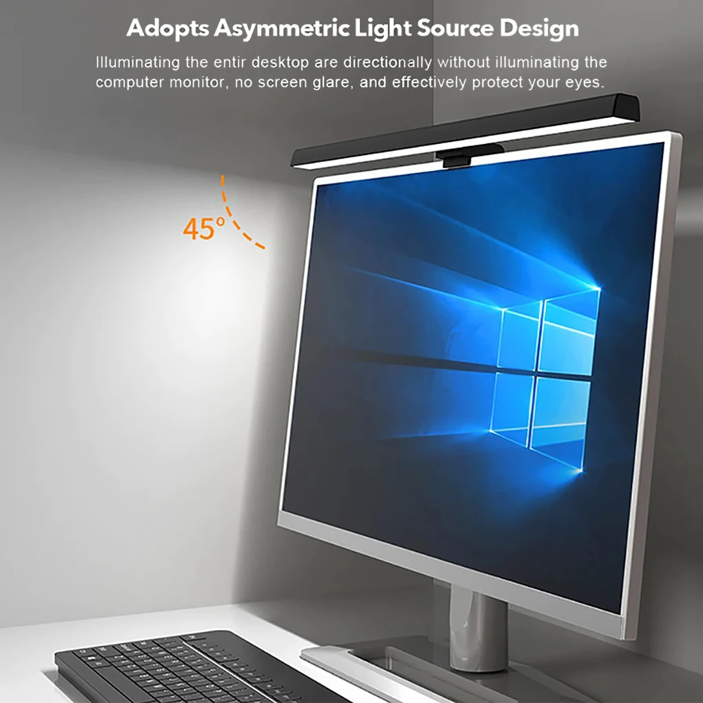 

LED Computer Screen Hanging Light Desk Lamp Eyes Protection Reading