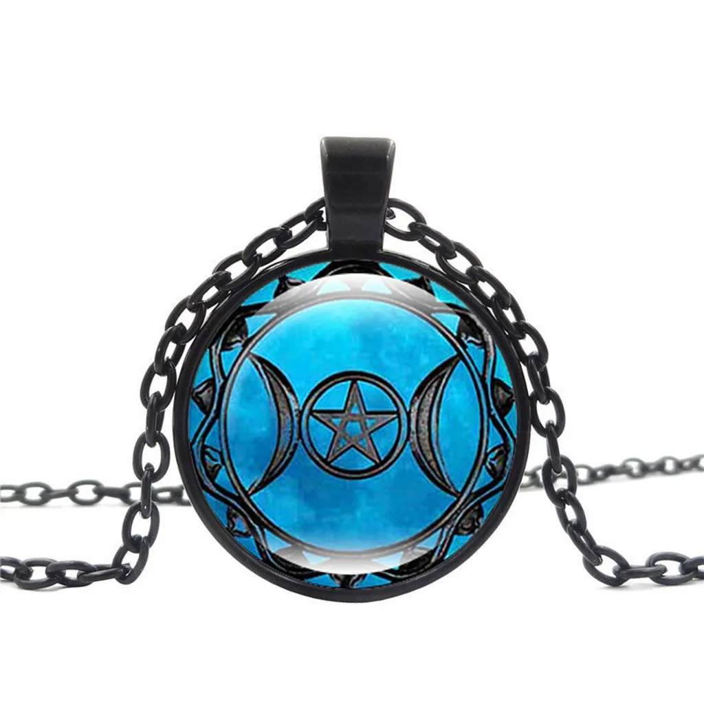 

Necklace Triple KEY Moon Moon Triple Necklace Locket Necklaces & Pendants