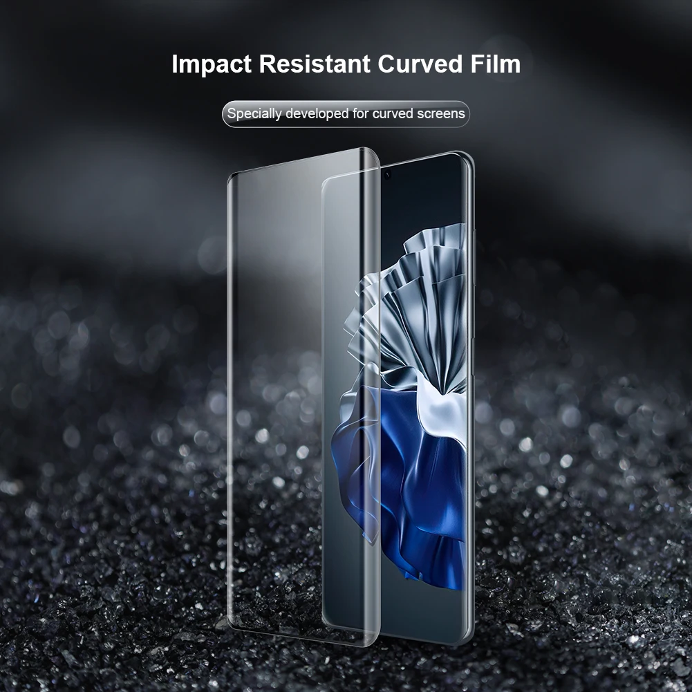 Nillkin for Huawei P60 / P60 Pro / P60 Art, 2 Pcs Impact Resistant Curved Screen Protection Full Glued Curved Protective Film
