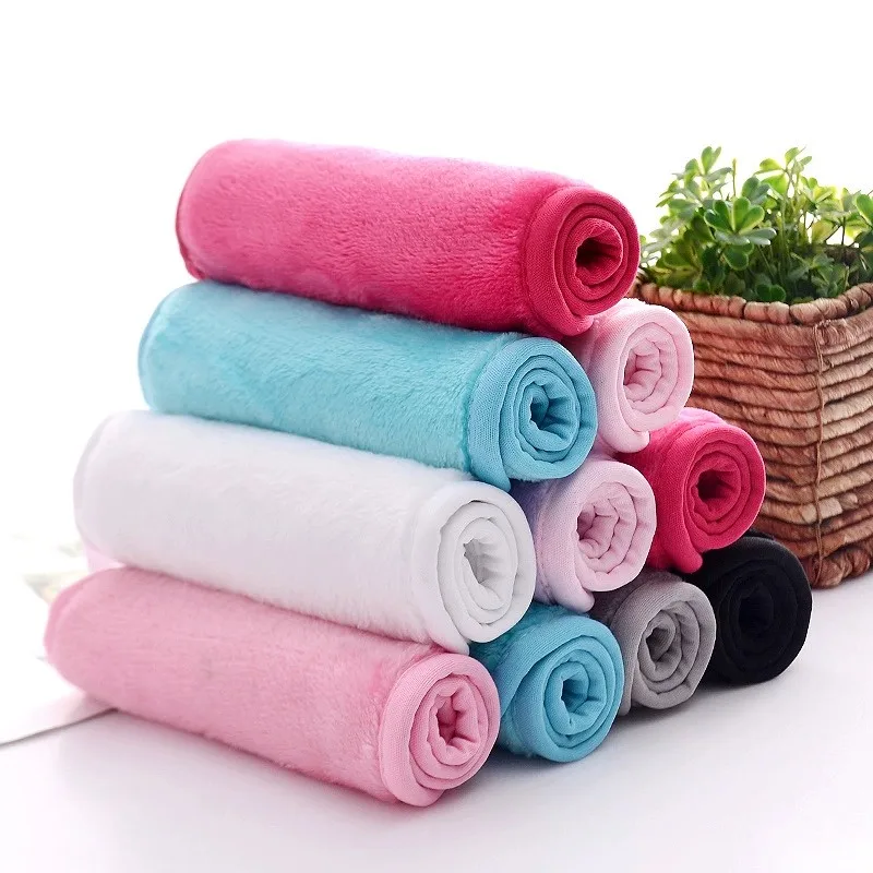 

Microfiber Reusable Washcloth Makeup Remover Cloths Face Towels For Women 7x15.7inch 6 Pcs