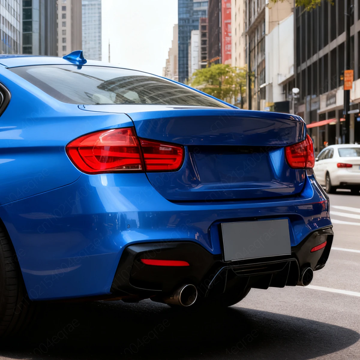 Фото Для BMW 1 серии F20 2015 2016 2017 2018 2019 M спортивный автомобильный задний бампер, диффузор, подходит для прямой замены кузова, комплект аксессуаров №3