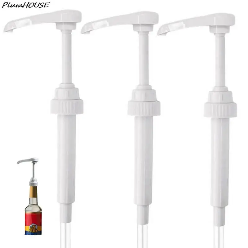 

1PC Syrup Pumps Dispenser Replacement Sauce Pressure Nozzle Bottle Pump Containers for Coffee Kitchen Seasoning Liquid