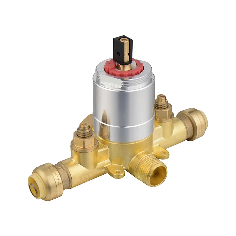 Термостатический смеситель для ванной и душа 1/2 дюйма серебристый 5 лет |