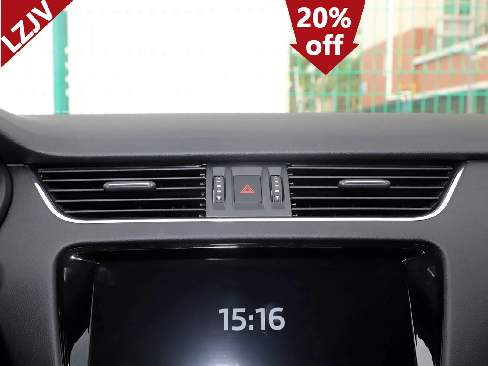 Новинка для Skoda Octavia 3 MK3 A7 2015-2021, центральное вентиляционное отверстие кондиционера в сборе, внутренняя приборная панель, рамка для кондиционирования, решетка (art.: 3920d431e5573) - 3920d431e5573