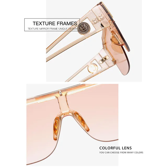 2023 Luxury Big Square Sunglasses Women Brand Designer Retro Blue Sun Glasses For Female Oversized Black Shades Oculos UV400 4