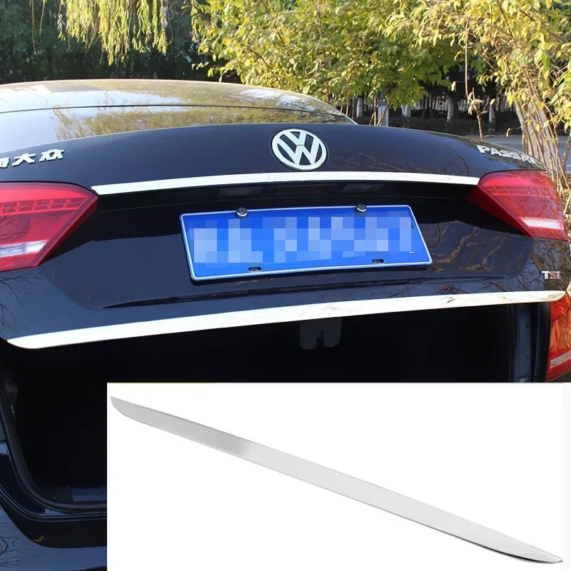 

Подходит для VW PASSAT B8 B7 2011-2021, задняя багажная дверь, задняя дверь, задняя дверь, крышка, отделка, литьевая крышка, ободок, украшение, полоса, Ст...